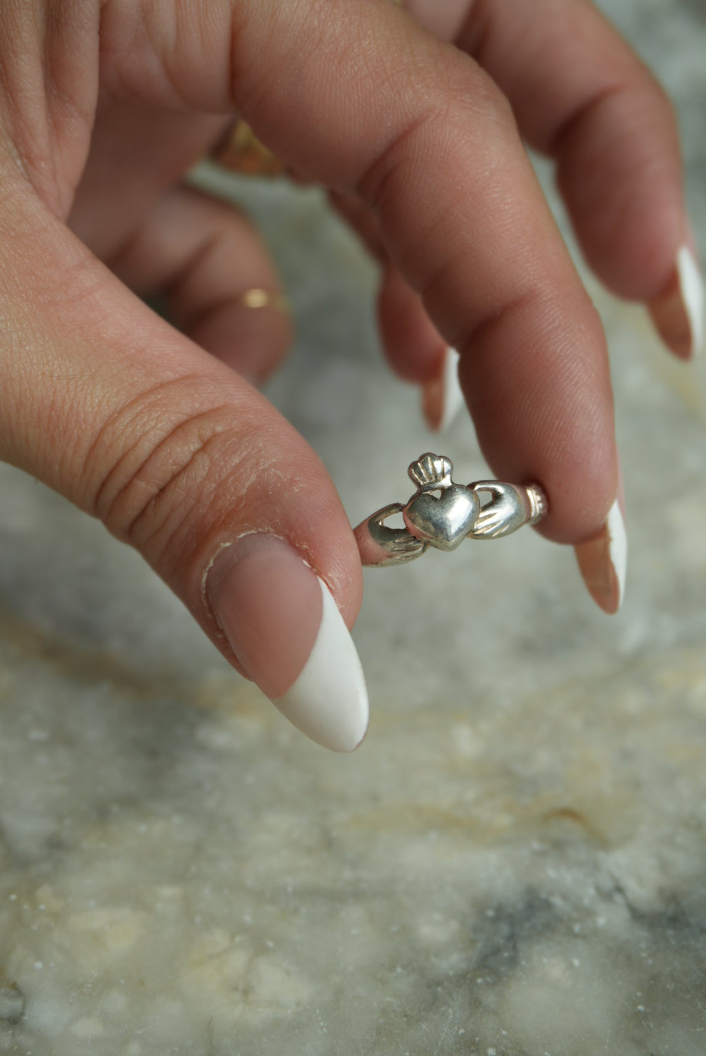 SILVER CLADAUGH RING