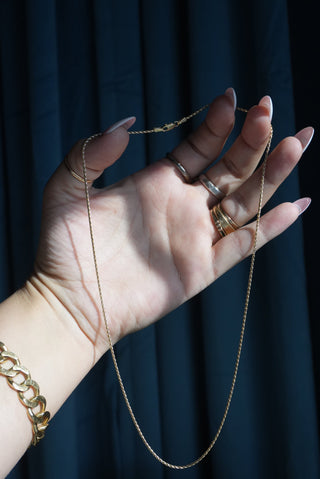 14k Chain Rope Chain 20 Inch