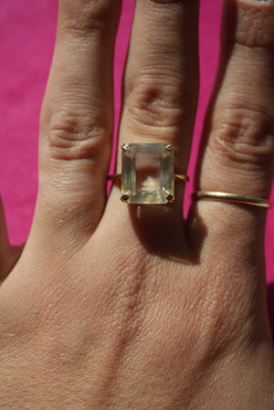 EMERALD CUT CITRINE