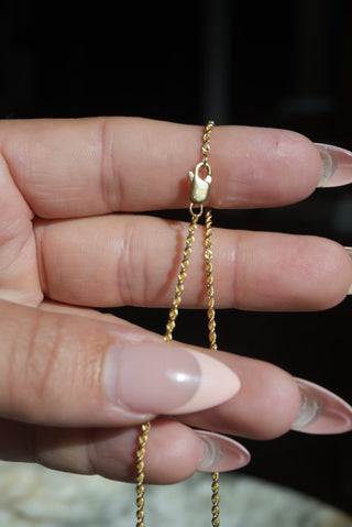 14K 20INCH ROPE CHAIN
