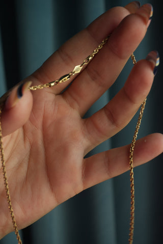 14K ROPE CHAIN