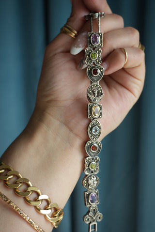 VINTAGE STERLING SLIDER BRACELET