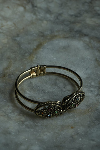 Paisley Baby - Vintage Costume Hinge Bangle