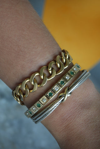 DAVID YURMAN CABLE BANGLE BRACELET