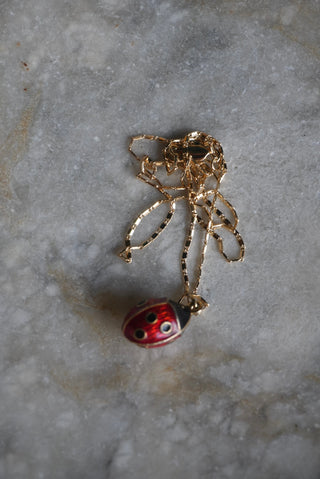 ENAMEL LADY BUG