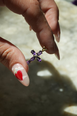 AMETHYST CROSS