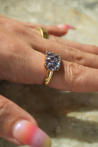 14k HONEYCOMB RING