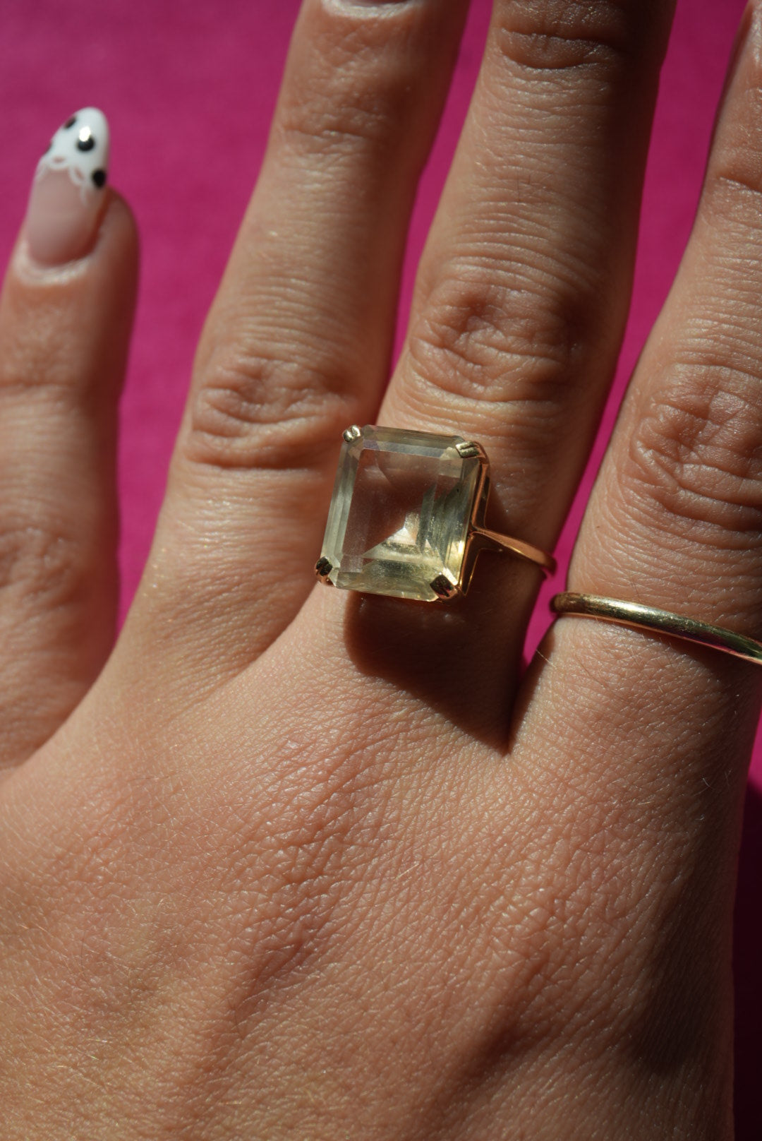 EMERALD CUT CITRINE