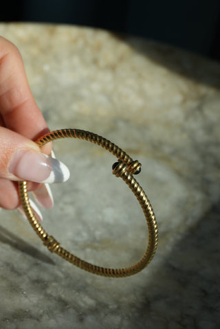 CROSSOVER BANGLE BRACELET