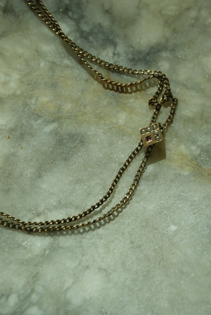 VINTAGE GOLD FILL WATCH CHAIN SLIDER