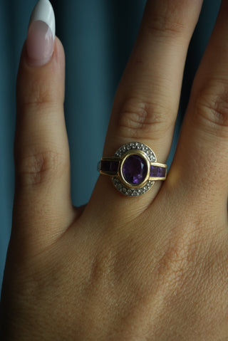 14K AMETHYST RING