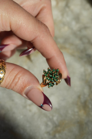 EMERALD CLUSTERS SZ 7