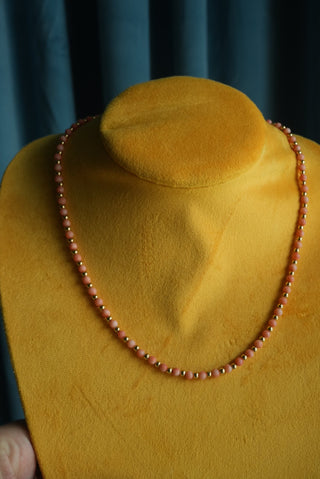 14K CORAL & GOLD NECKLACE