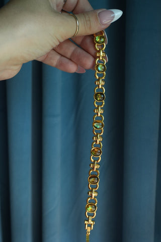 Abalone Lane - Goldtone Costume Bracelet