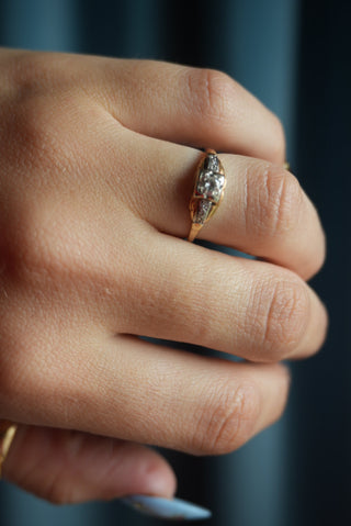14K VICTORIAN DIAMOND RING