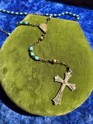 TURQUOISE ROSARY