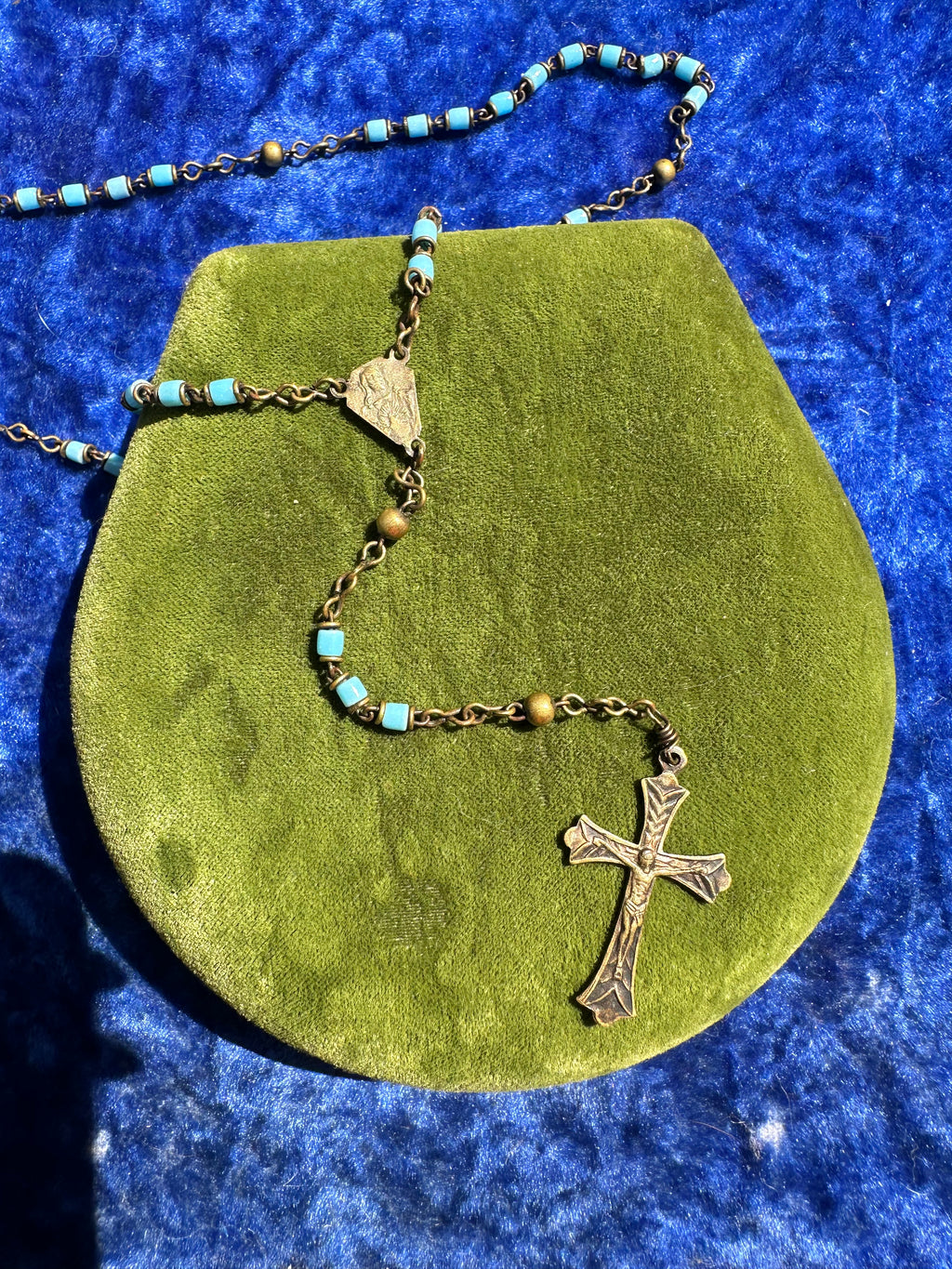 TURQUOISE ROSARY