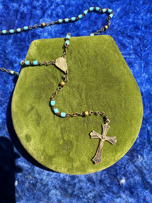 TURQUOISE ROSARY