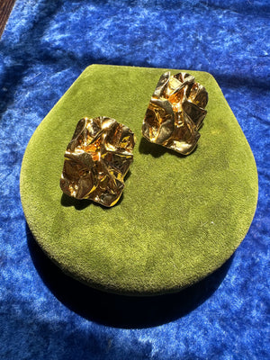GOLD FOIL EARRINGS