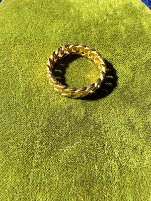 CUBAN LINK CHAIN RING