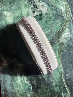 AMETHYST TENNIS BRACELET