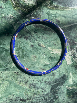 BLUE ENAMEL BANGLE