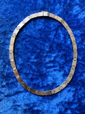 VINTAGE STERLING LOVE NECKLACE